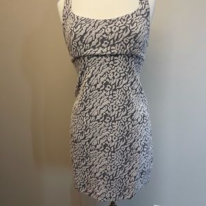 Free People Textured Animal Print Body Con Dress